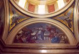 Restaurált mozaikok Deák Ferenc mauzóleumában